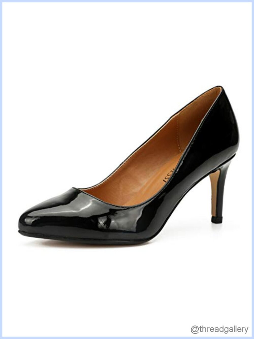 Unisex Classic Mid Kitten Heel Pointed Toe Pumps Formal Dance